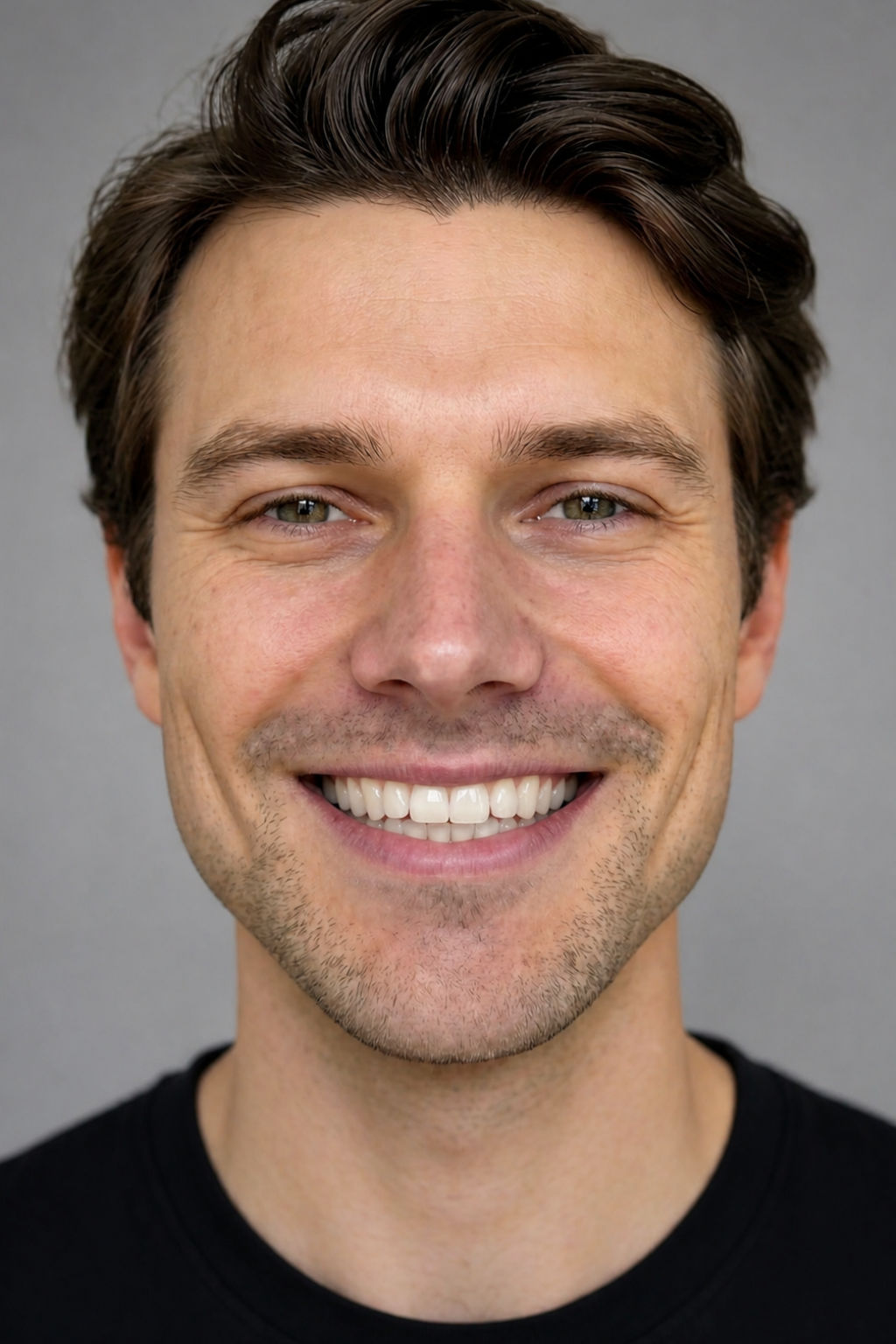 Generated portrait labelled After.